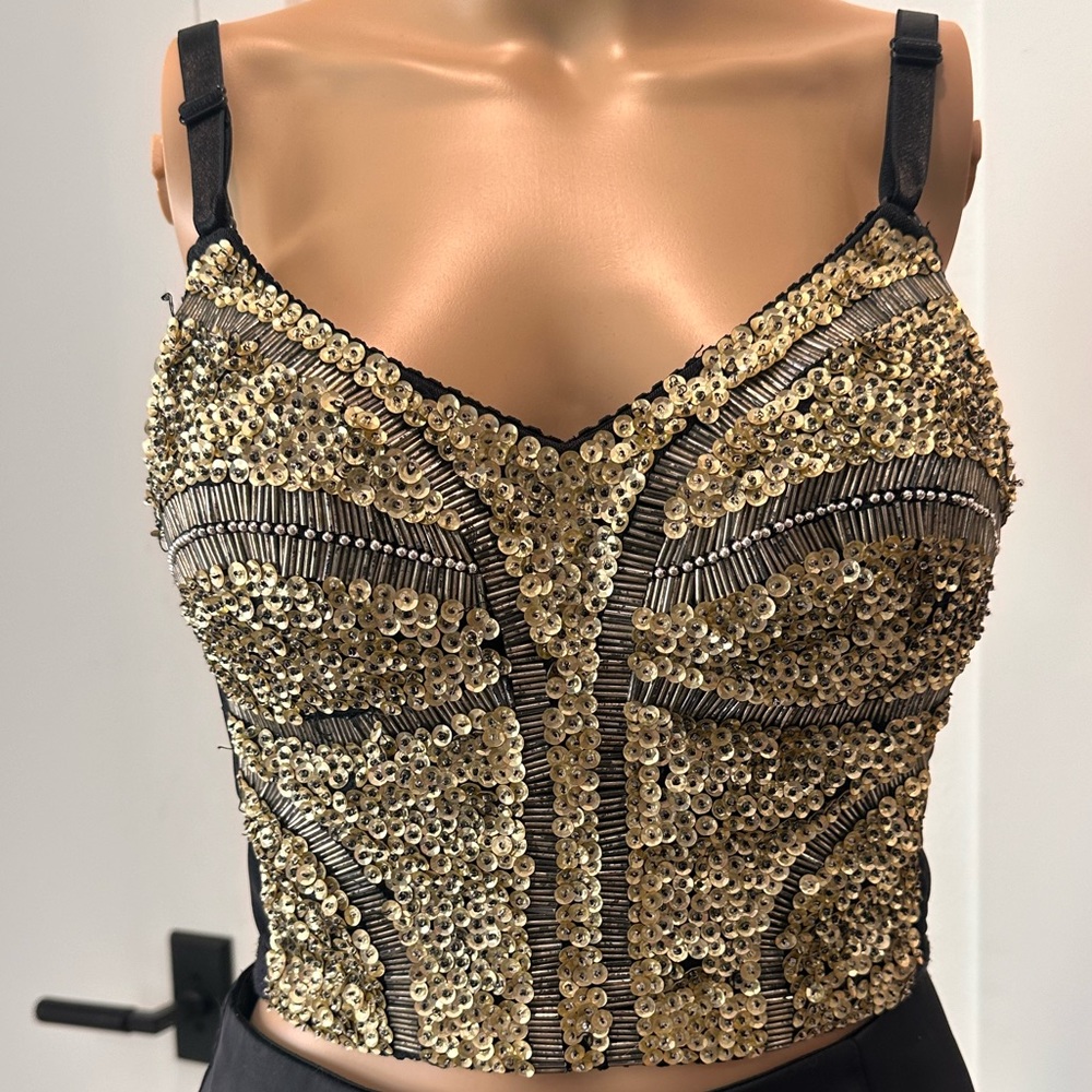 Luxe Sequin Marciano Top